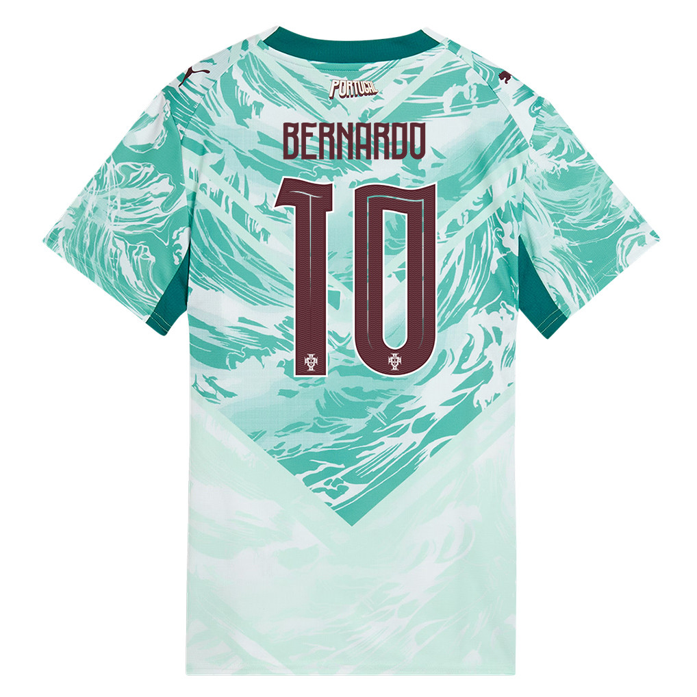 Bernardo Silva 10 Portugal National Team 2026 Women's Away Jersey - White - Jersey Teams