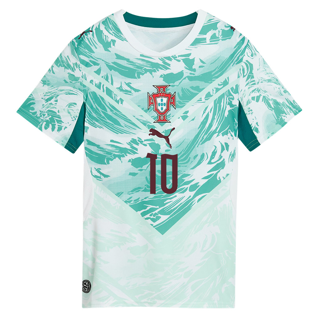 Bernardo Silva 10 Portugal National Team 2026 Women's Away Jersey - White - Jersey Teams