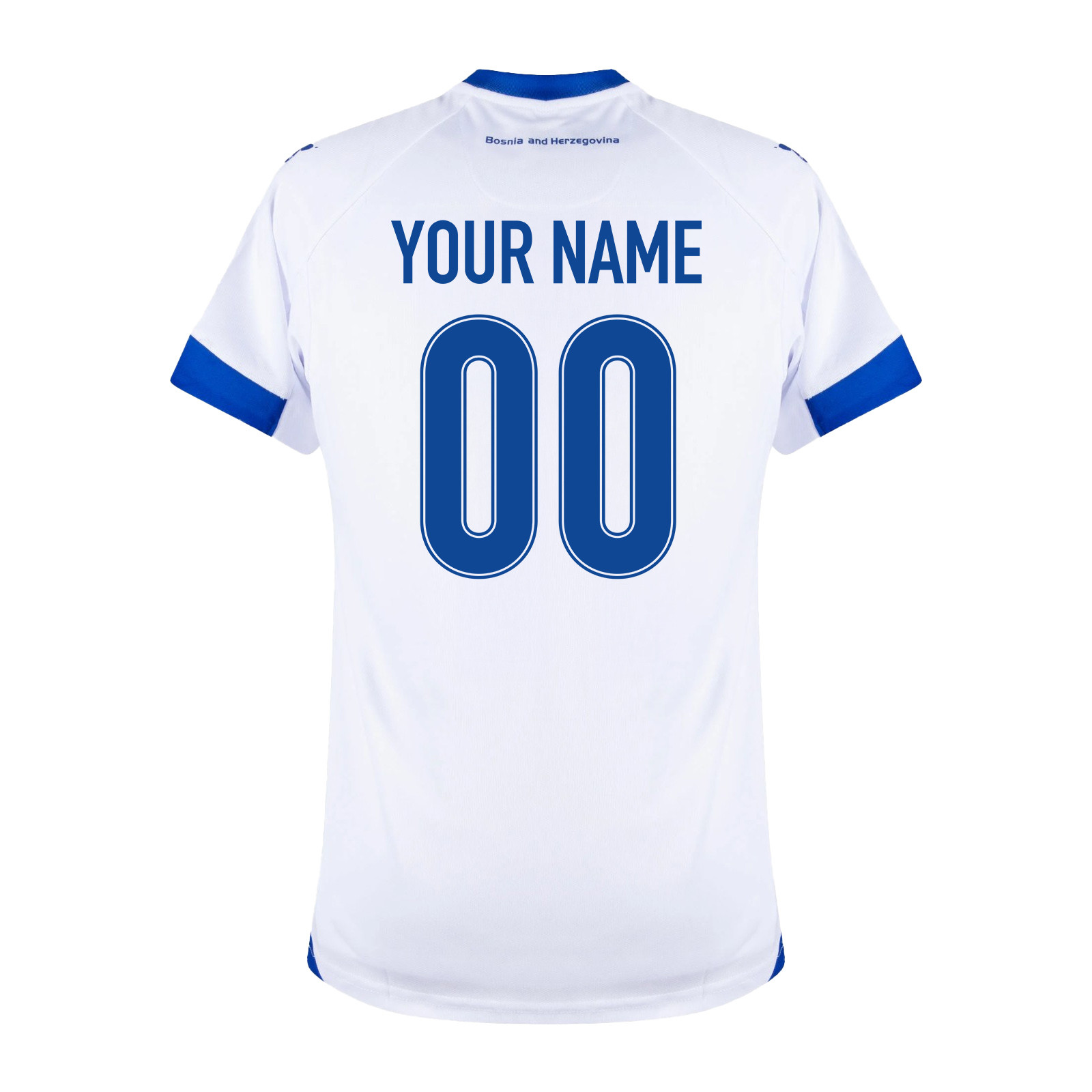 Bosnia and Herzegovina 2026 Away Jersey - Personalized - White, Men - Jersey Teams