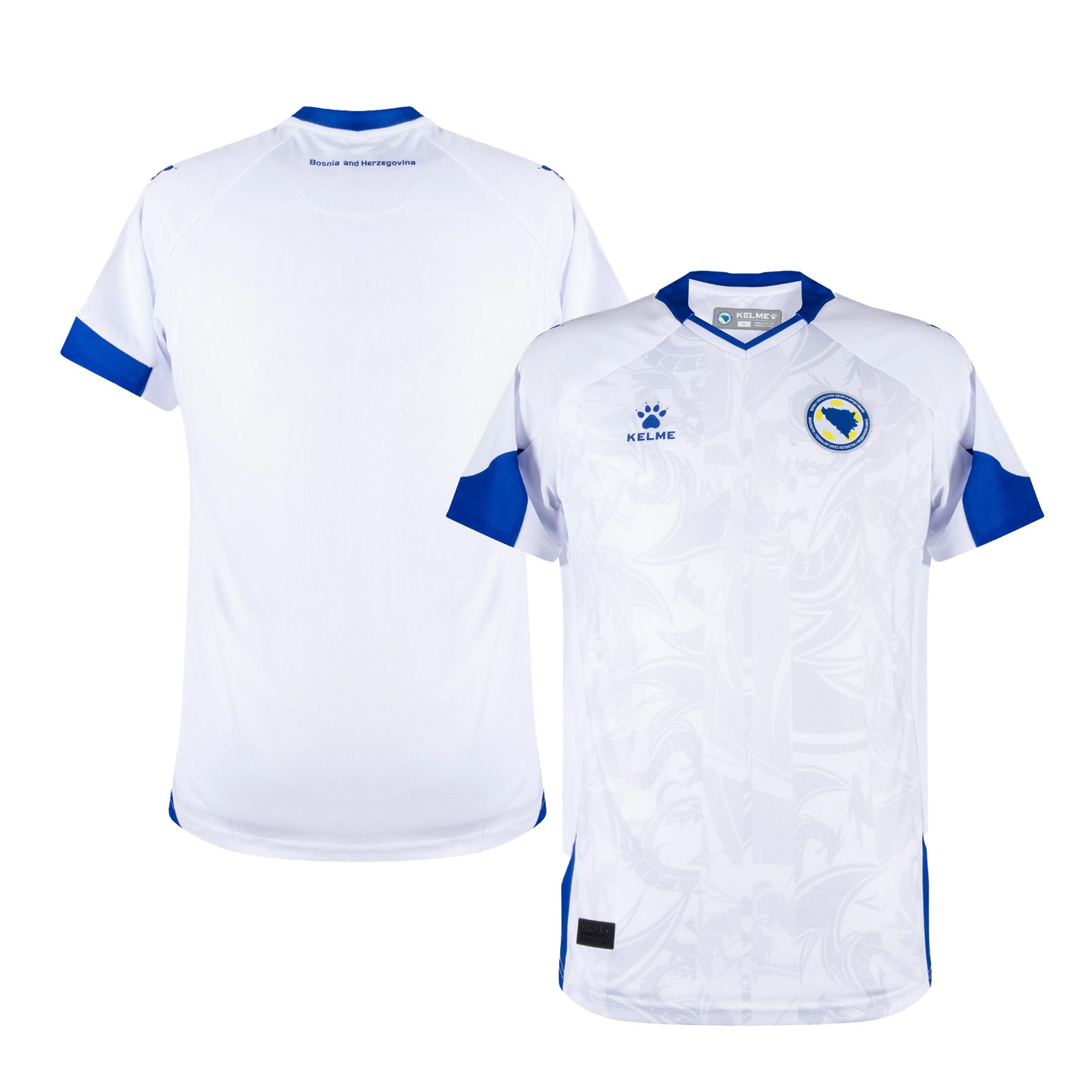Bosnia and Herzegovina 2026 Away Jersey - White, Men - Jersey Teams