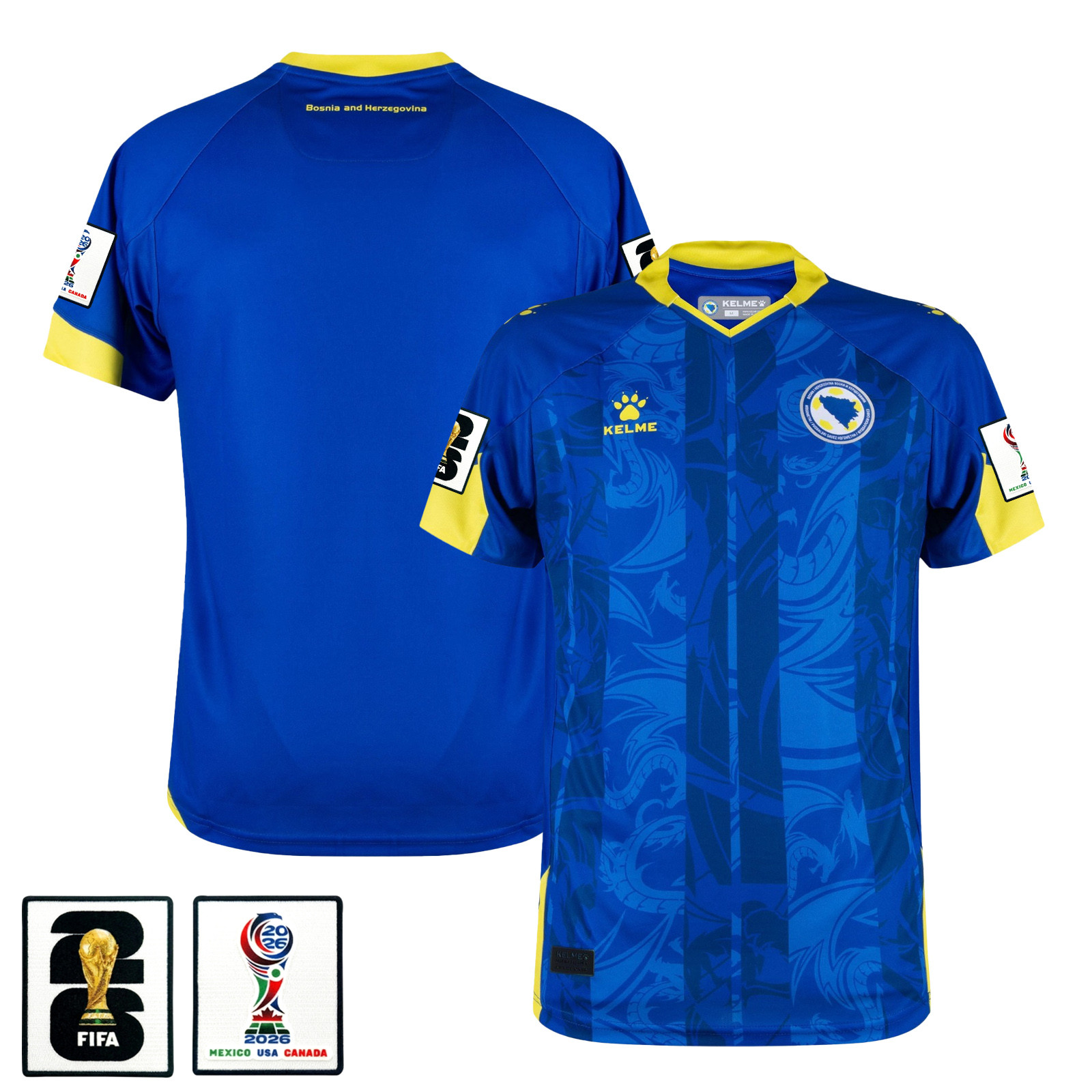 Bosnia and Herzegovina 2026 Home Jersey – Blue, Men – Jersey Teams