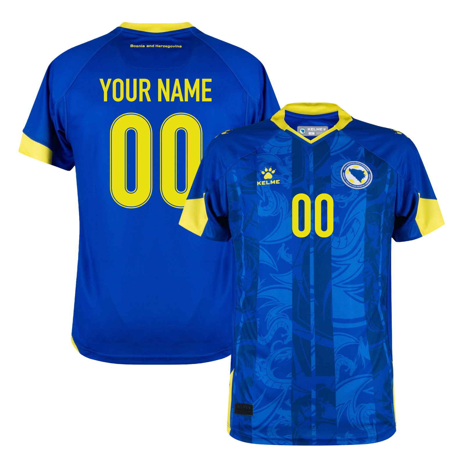 Bosnia and Herzegovina 2026 Home Jersey - Personalized - Blue, Men - Jersey Teams