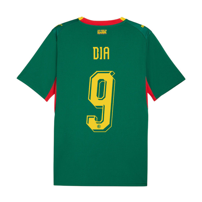 Boulaye Dia 9 Senegal National Team 2026 Away Jersey - Green, Men - Jersey Teams