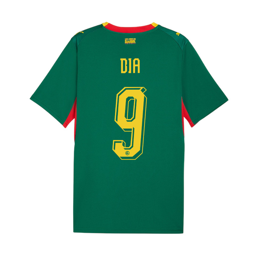 Boulaye Dia 9 Youth Senegal National Team 2026 Away Jersey - Green - Jersey Teams