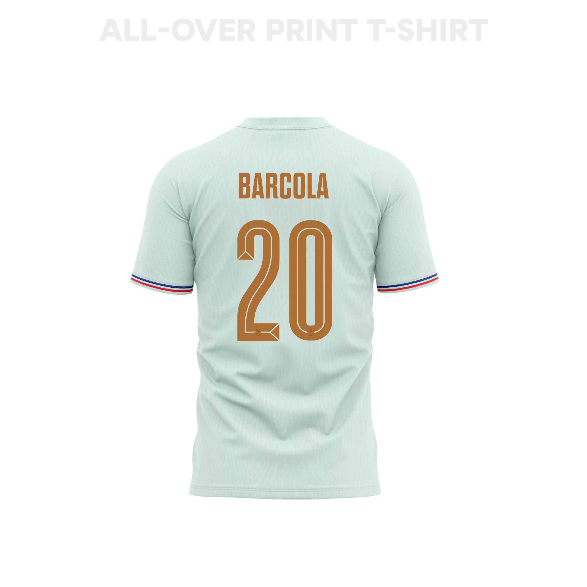Bradley Barcola 20 Youth France 2026 Away 3D T-shirt Fully Printed – Green - Jersey Teams