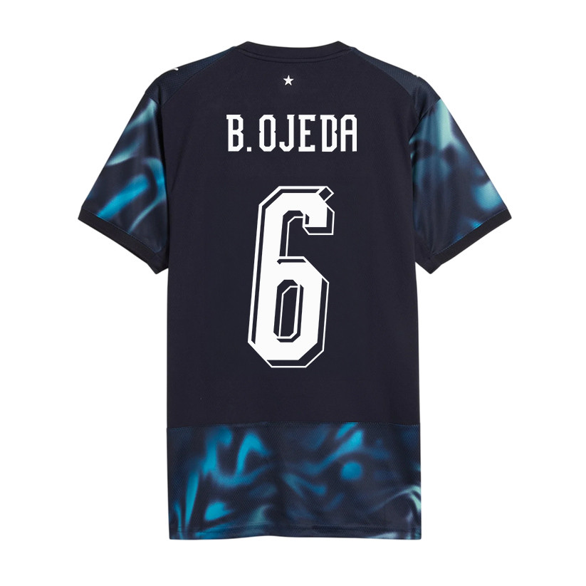 Braian Ojeda 6 Paraguay National Team 2026 Away Jersey - Navy, Men - Jersey Teams