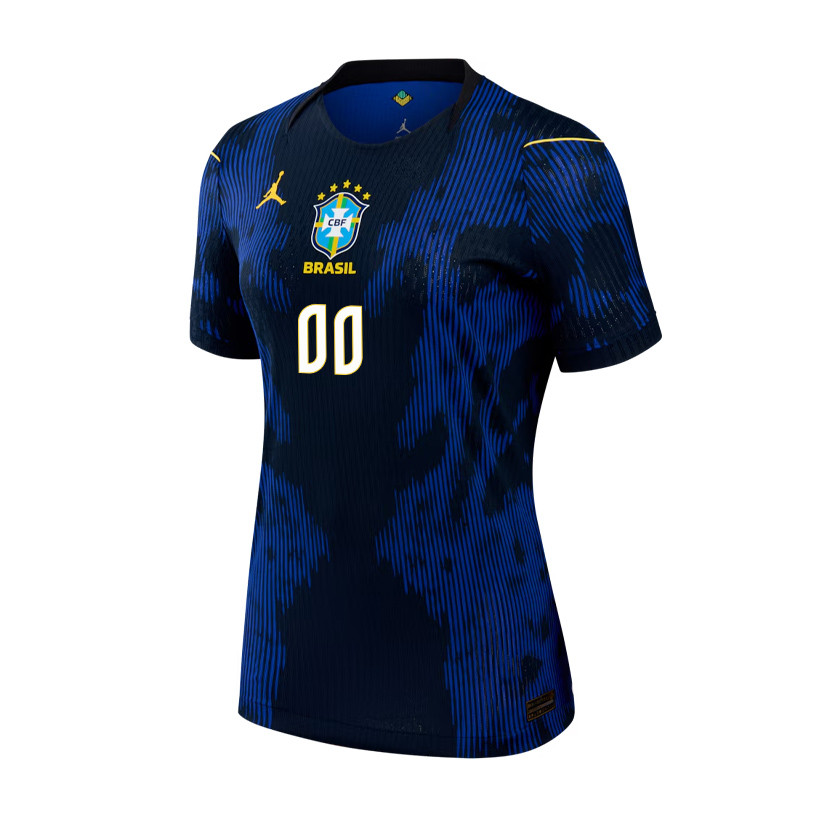 Brazil National Team 2026 Women's Personalized Away Jersey - Blue - Jersey Teams