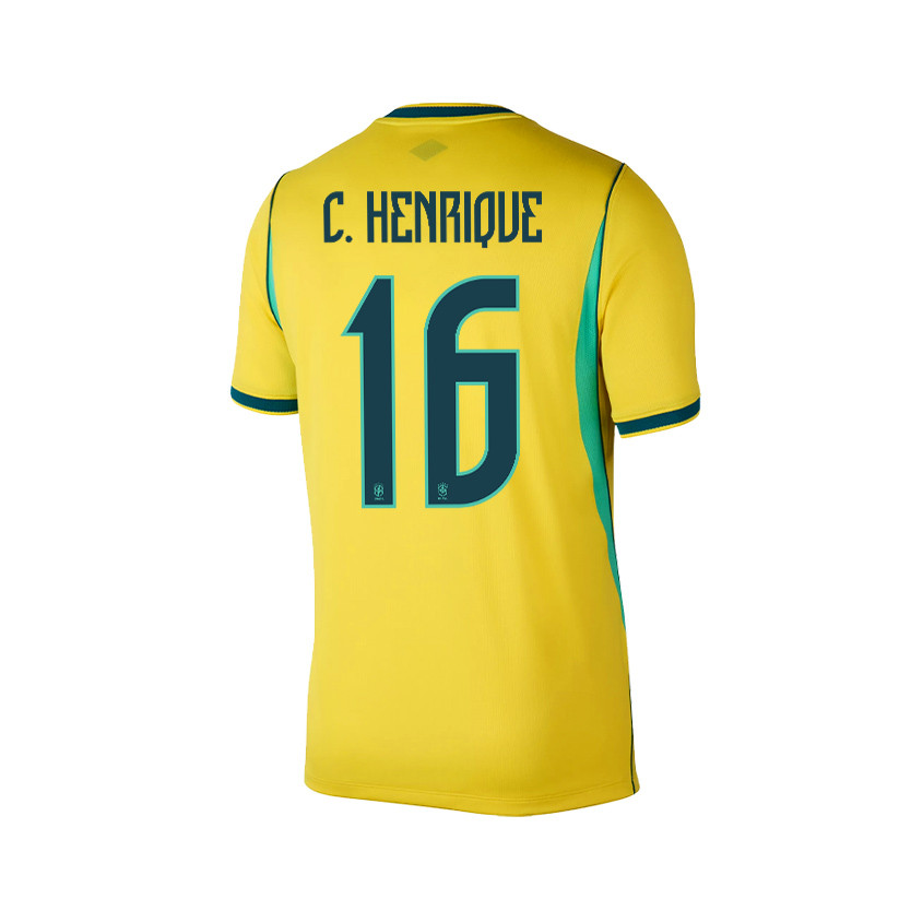 Caio Henrique 16 Brazil 2026 Home Men Jersey & Shorts Set – Yellow - Jersey Teams