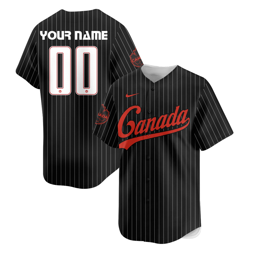 Canada 2026 Inspired Retro Soccer Baseball Jersey – Personalized Full Print - Jersey Teams