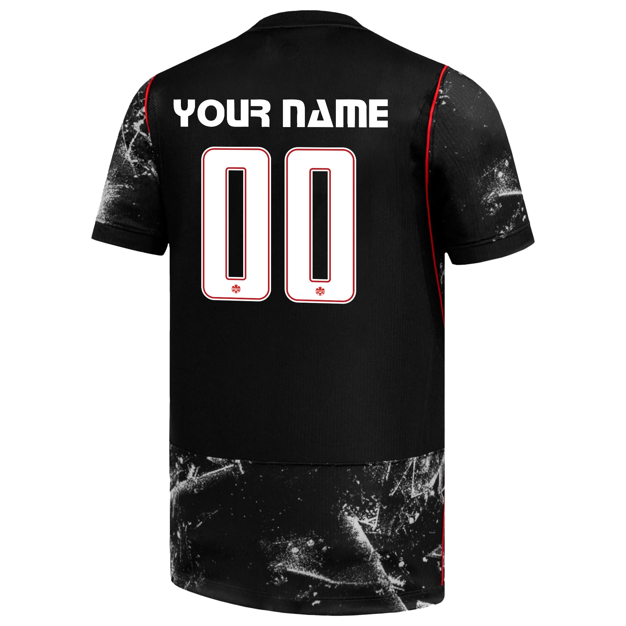 Canada National Team 2026 Youth Personalized Away Jersey - Black - Jersey Teams