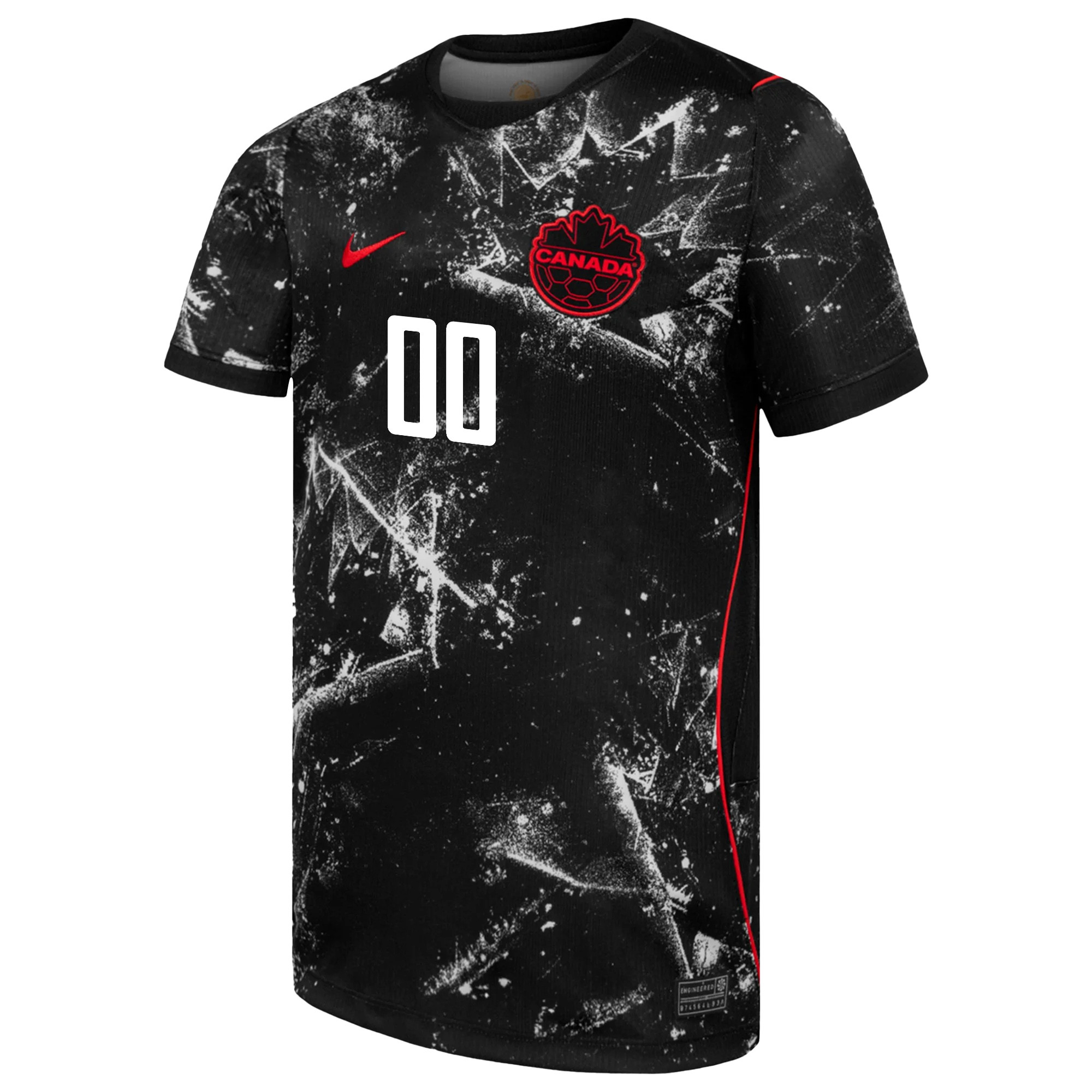 Canada National Team 2026 Youth Personalized Away Jersey - Black - Jersey Teams