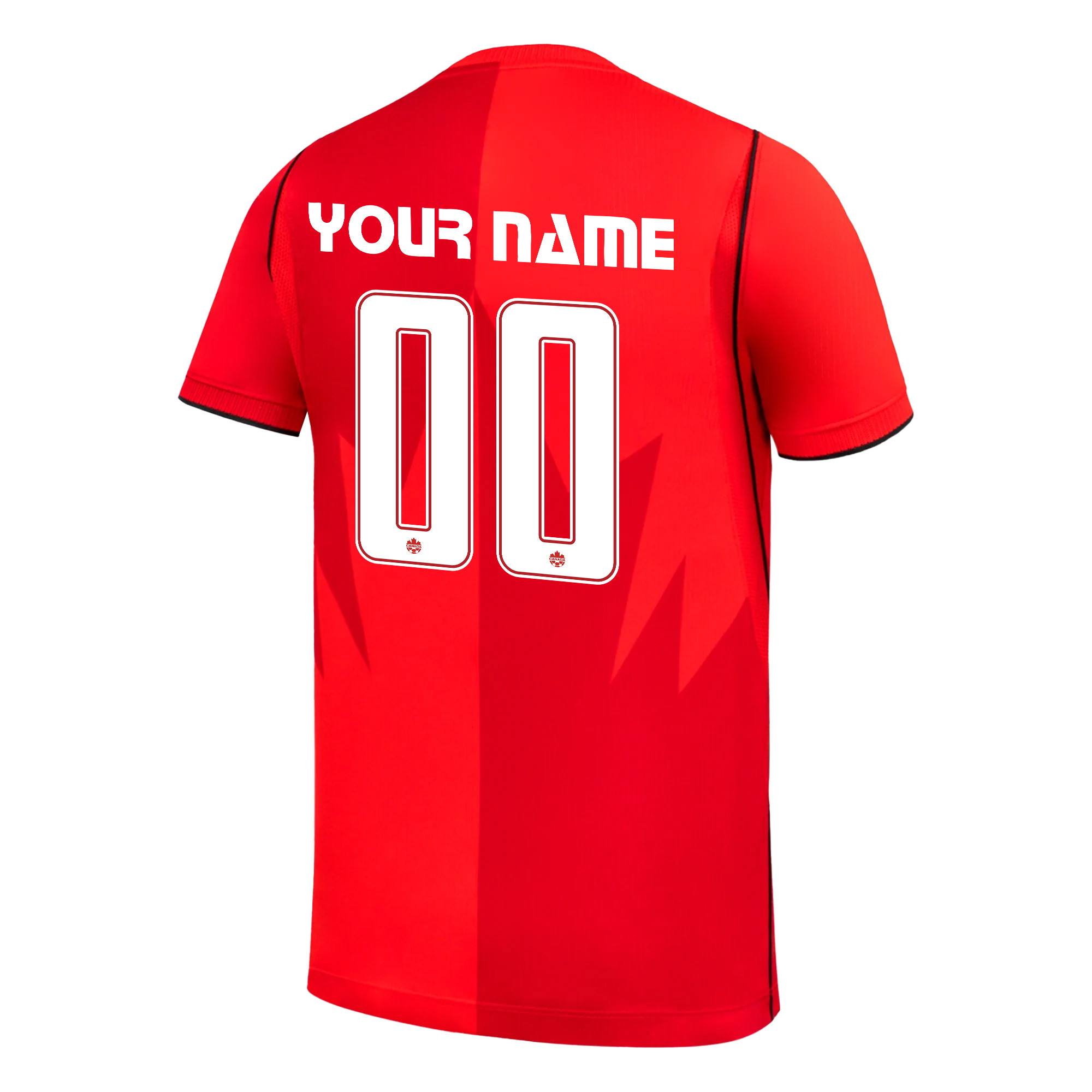 Canada National Team 2026 Youth Personalized Home Jersey - Red - Jersey Teams