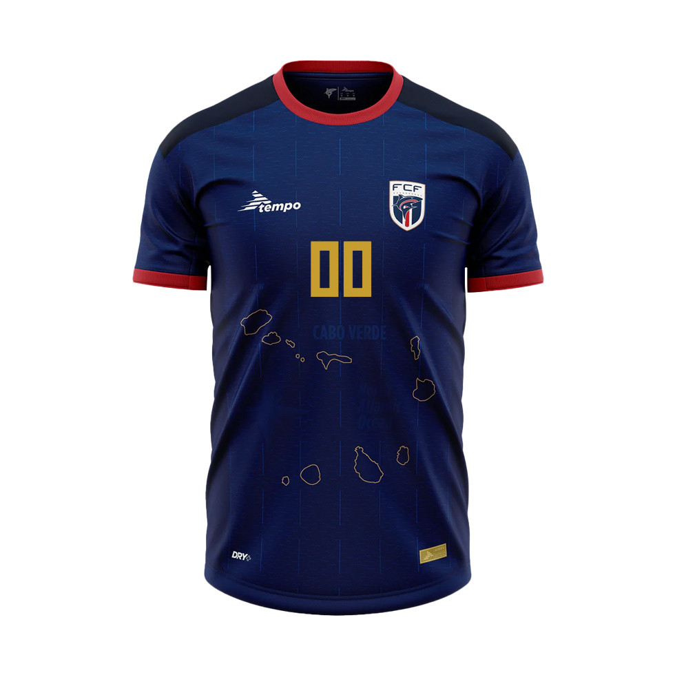 Cape Verde National Team 2026 Personalized Home Jersey - Blue, Men - Jersey Teams