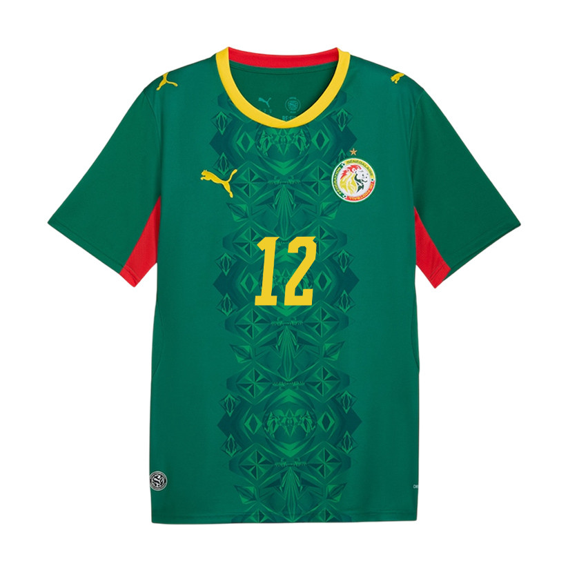 Cherif Ndiaye 12 Senegal National Team 2026 Away Jersey - Green, Men - Jersey Teams
