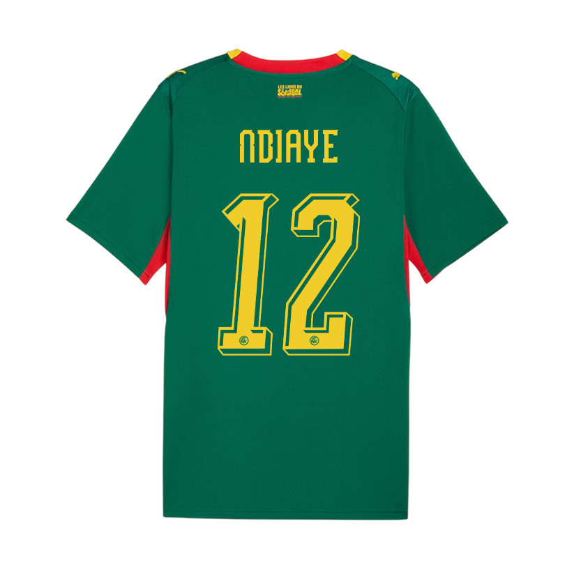 Cherif Ndiaye 12 Youth Senegal National Team 2026 Away Jersey - Green - Jersey Teams