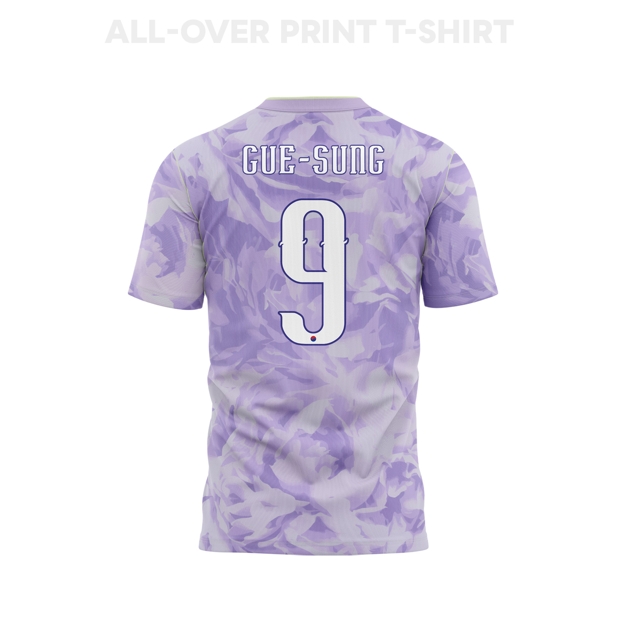Cho Gue-sung 9 South Korea 2026 Away 3D T-Shirt Fully Printed – Unisex, Purple - Jersey Teams