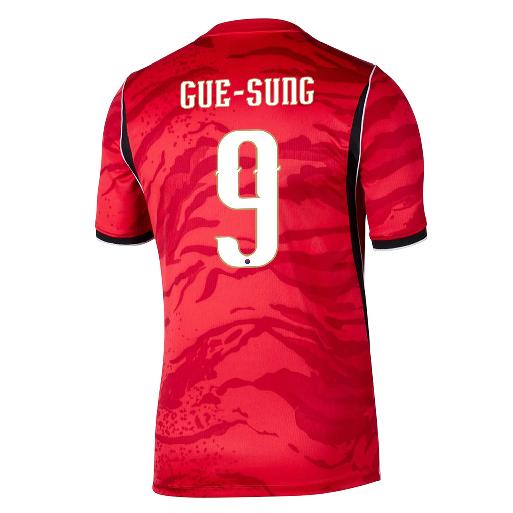 Cho Gue-sung 9 South Korea National Team 2026 x World Cup Patch Home Jersey - Red, Men - Jersey Teams