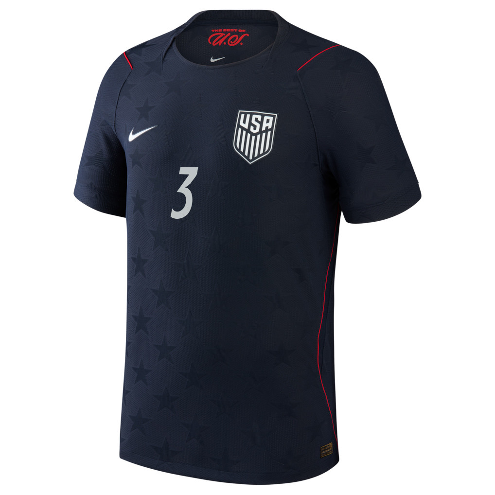 Chris Richards 3 USMNT 2026 Away Match Jersey - Blue Men - Jersey Teams