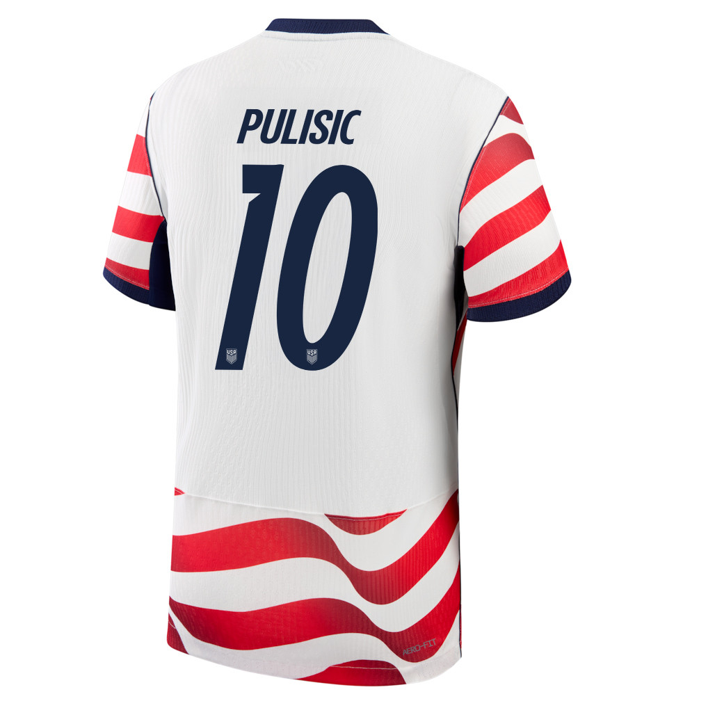 Christian Pulisic 10 USMNT 2026 Home Match Jersey - White, Men - Jersey Teams