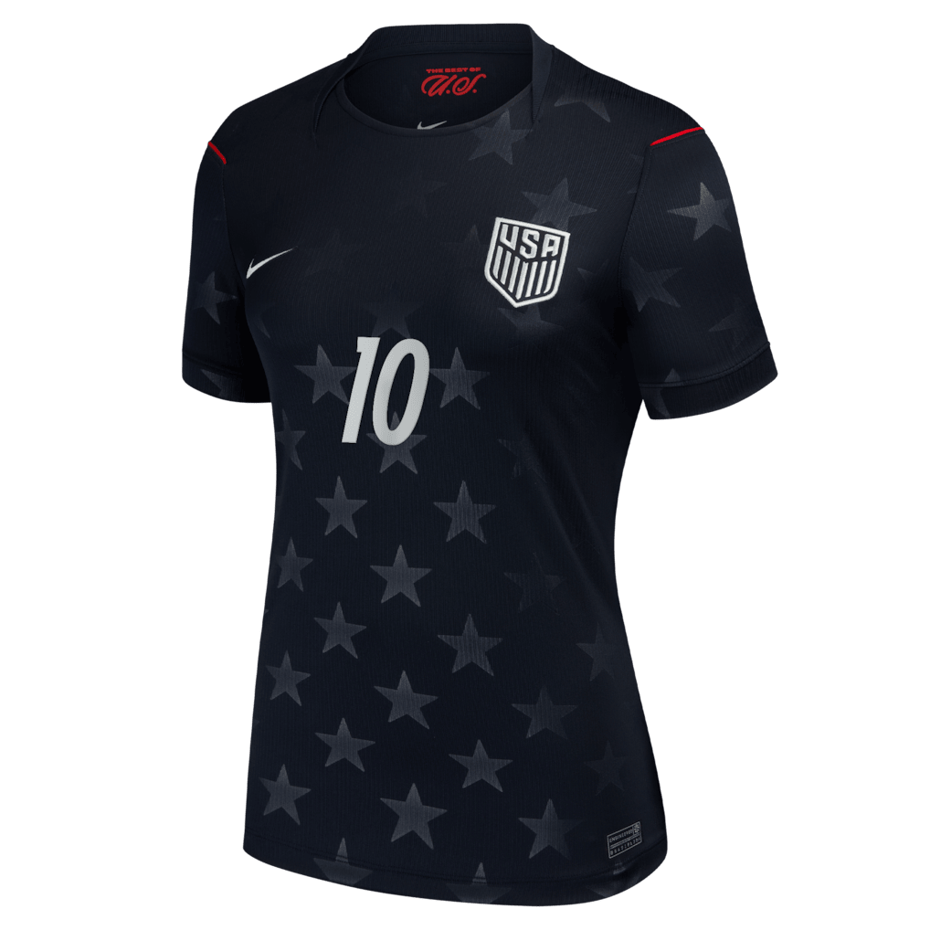Christian Pulisic 10 USMNT Women’s 2026 Away Stadium Jersey – Blue – Jersey Teams
