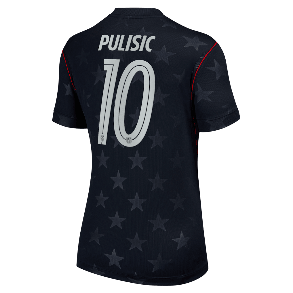 Christian Pulisic 10 USMNT Women's 2026 Away Stadium Jersey - Blue - Jersey Teams