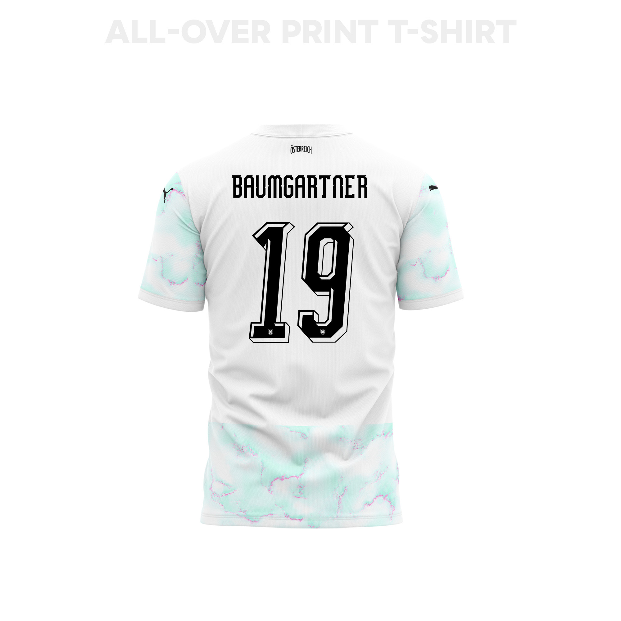 Christoph Baumgartner 19 Youth Austria 2026 Away 3D T-shirt Fully Printed – White - Jersey Teams