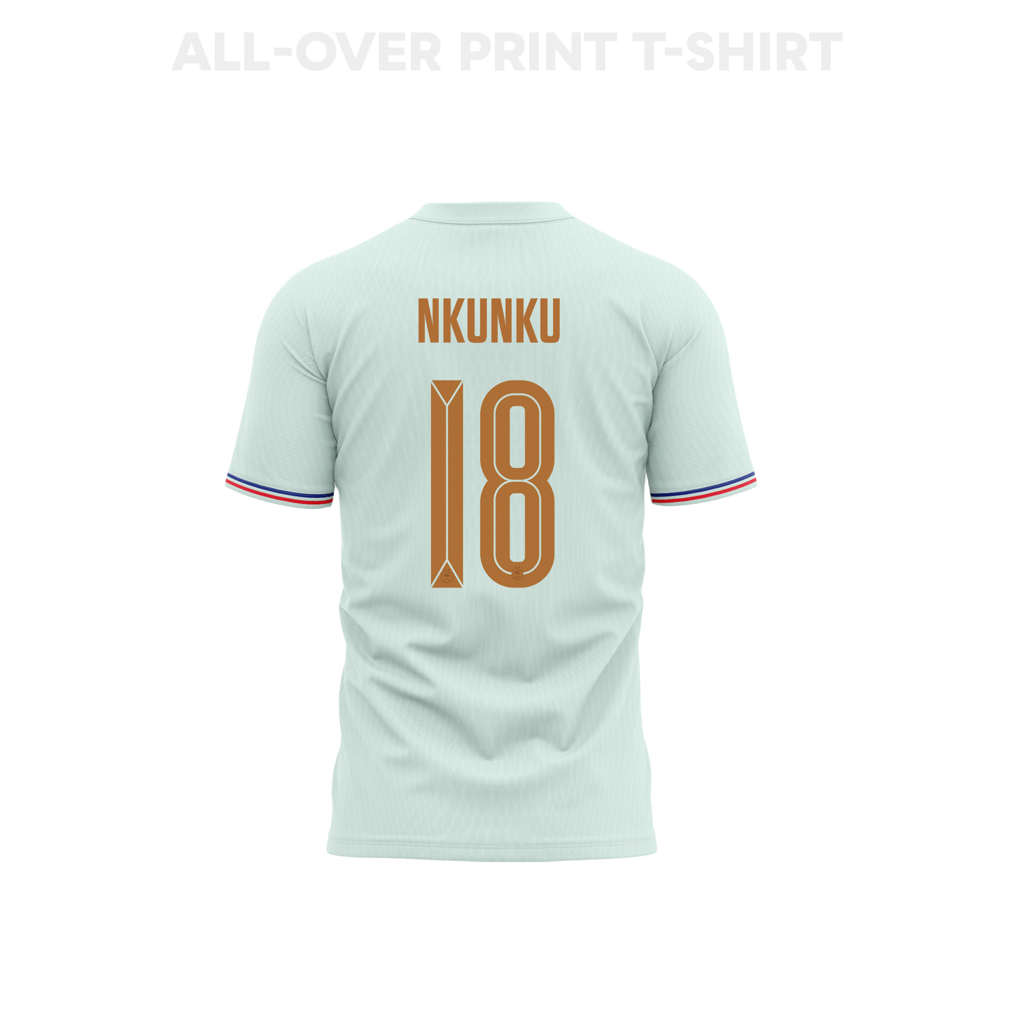Christopher Nkunku 18 Youth France 2026 Away 3D T-shirt Fully Printed – Green - Jersey Teams