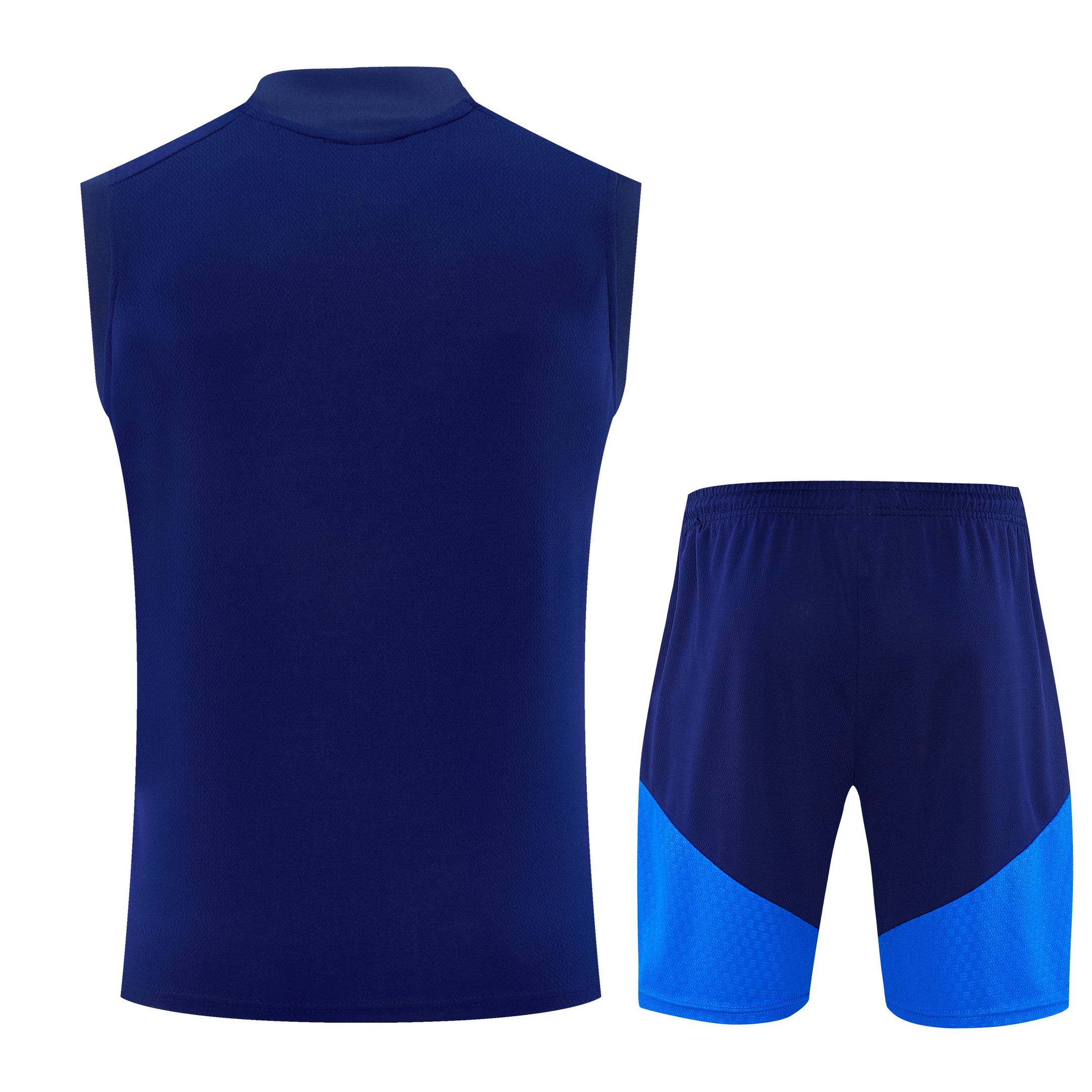 Colombia 2026-27 Sleeveless Training Set Men Soccer Kit – Navy Blue - Jersey Teams