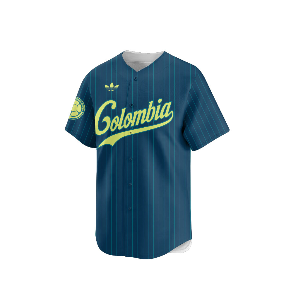 Colombia 2026 Inspired Retro Soccer Baseball Jersey – Full Print - Jersey Teams