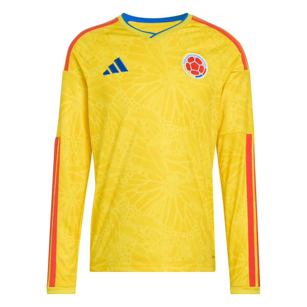 Colombia National Team FIFA x World Cup 2026 Home Men Long Sleeve Jersey – Yellow – Jersey Teams