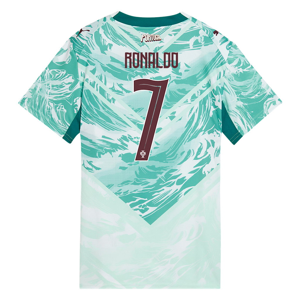 Cristiano Ronaldo 7 Portugal National Team 2026 Women's Away Jersey - White - Jersey Teams