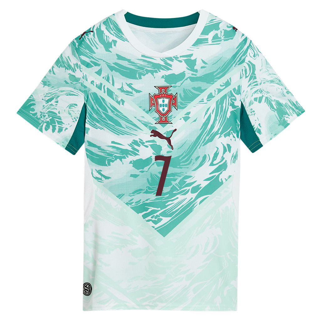 Cristiano Ronaldo 7 Portugal National Team 2026 Women's Away Jersey - White - Jersey Teams