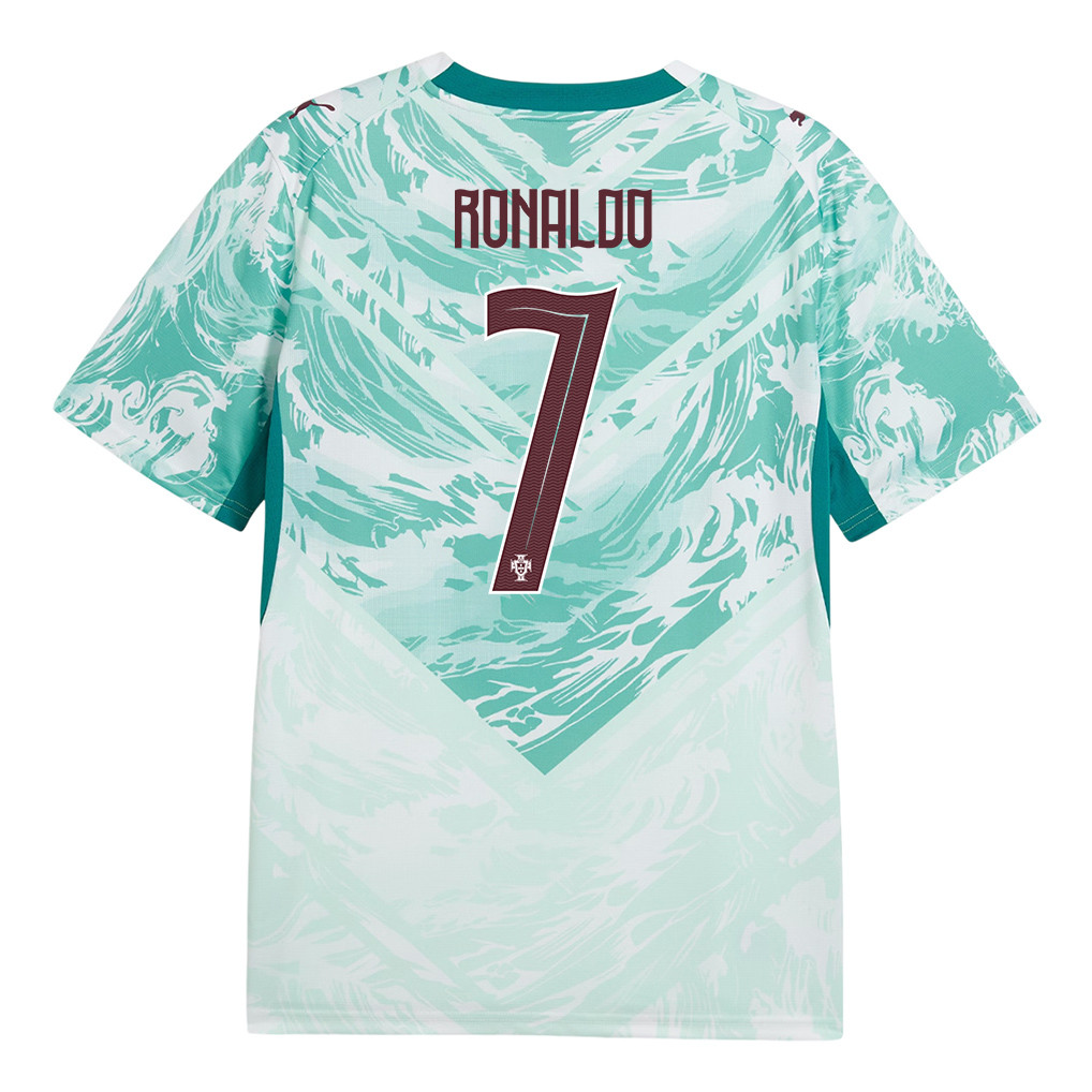 Cristiano Ronaldo 7 Portugal National Team 2026 x World Cup Patch Away Jersey - White, Men - Jersey Teams