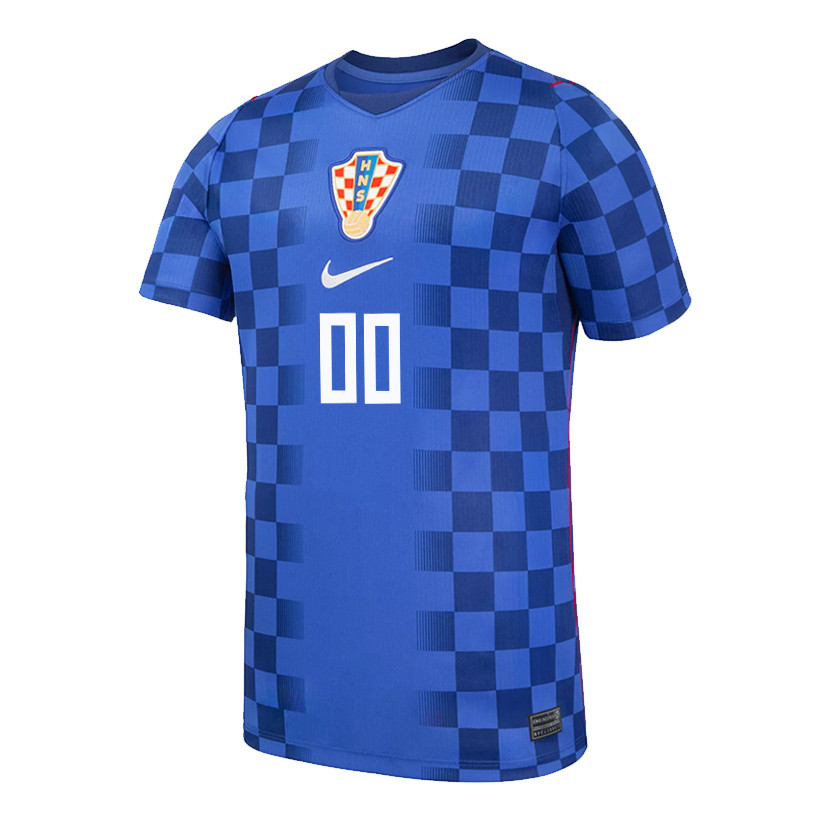 Croatia National Team 2026 Youth Personalized Away Jersey - Blue - Jersey Teams