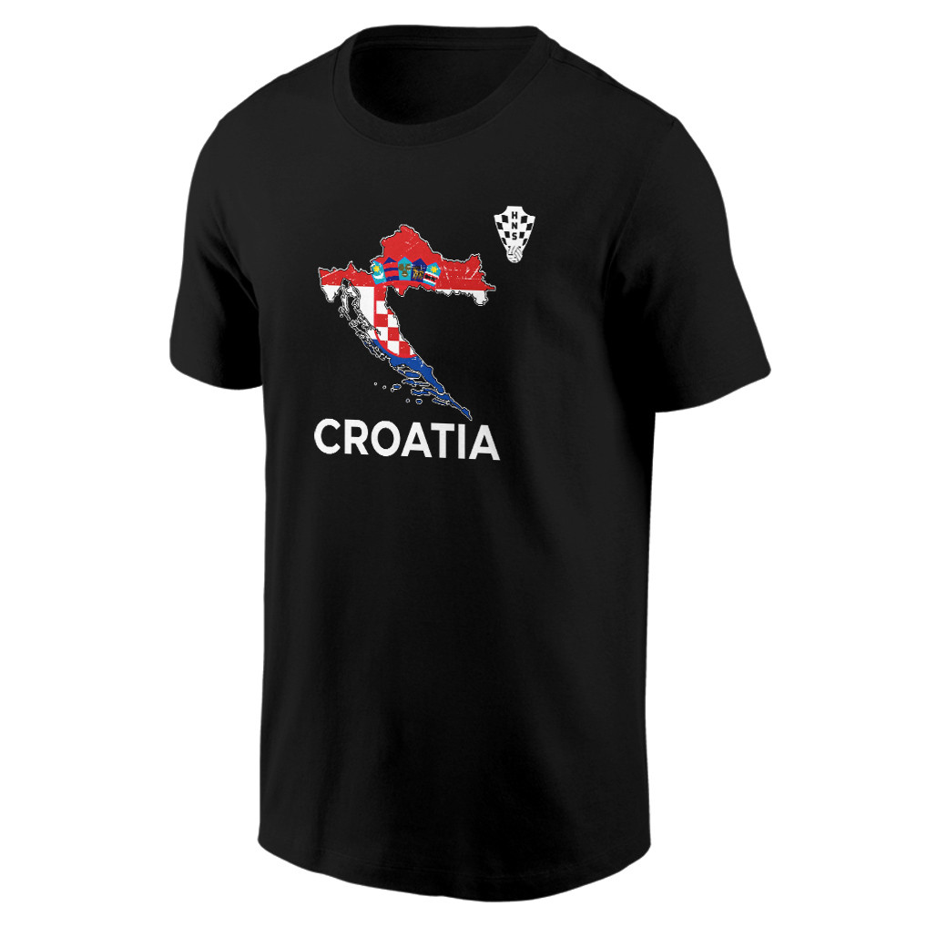 Croatia Soccer Pride World Cup 2026 T-shirt - Distressed Map Graphic - Jersey Teams