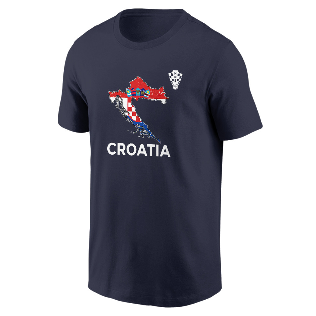 Croatia Soccer Pride World Cup 2026 T-shirt - Distressed Map Graphic - Jersey Teams