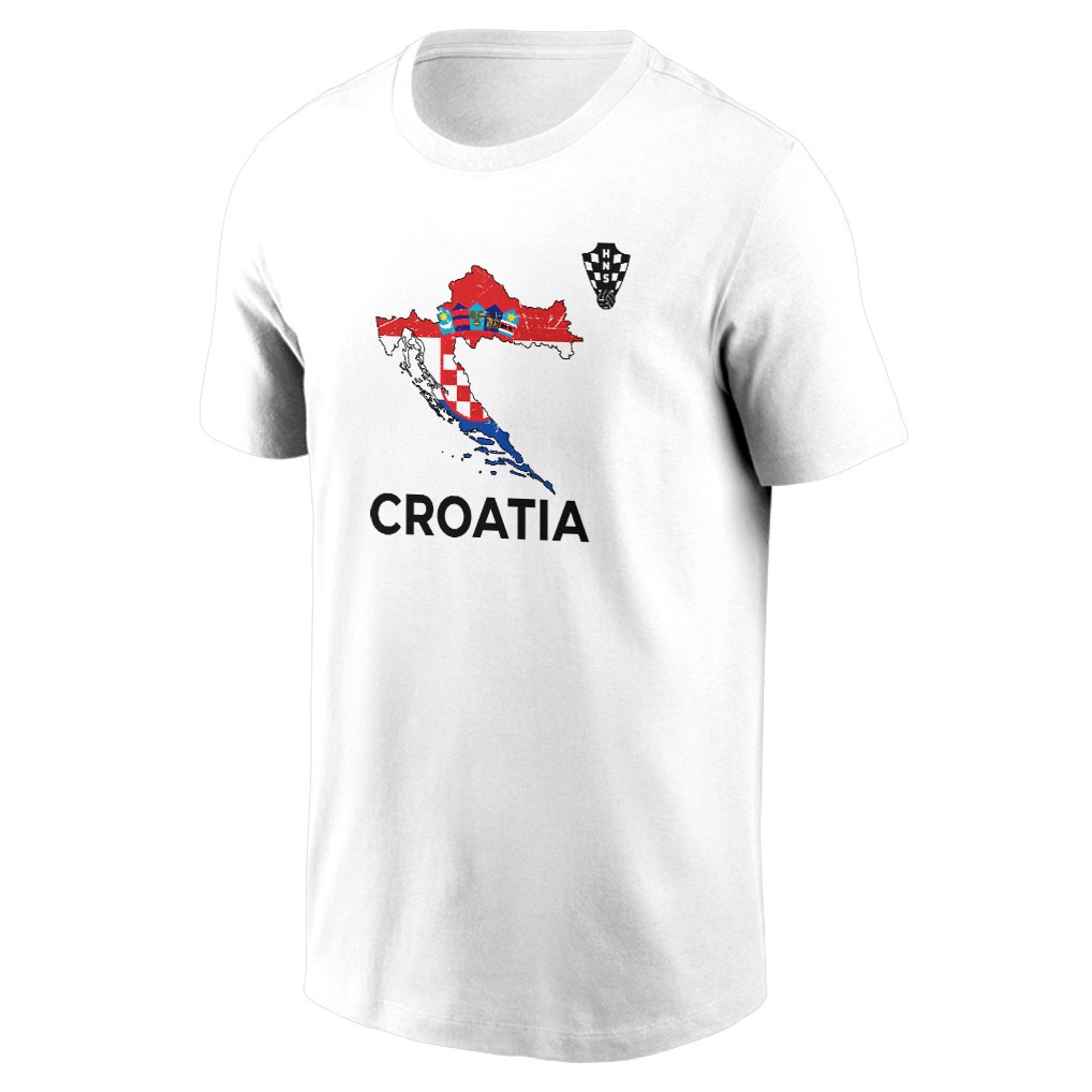 Croatia Soccer Pride World Cup 2026 T-shirt - Distressed Map Graphic - Jersey Teams