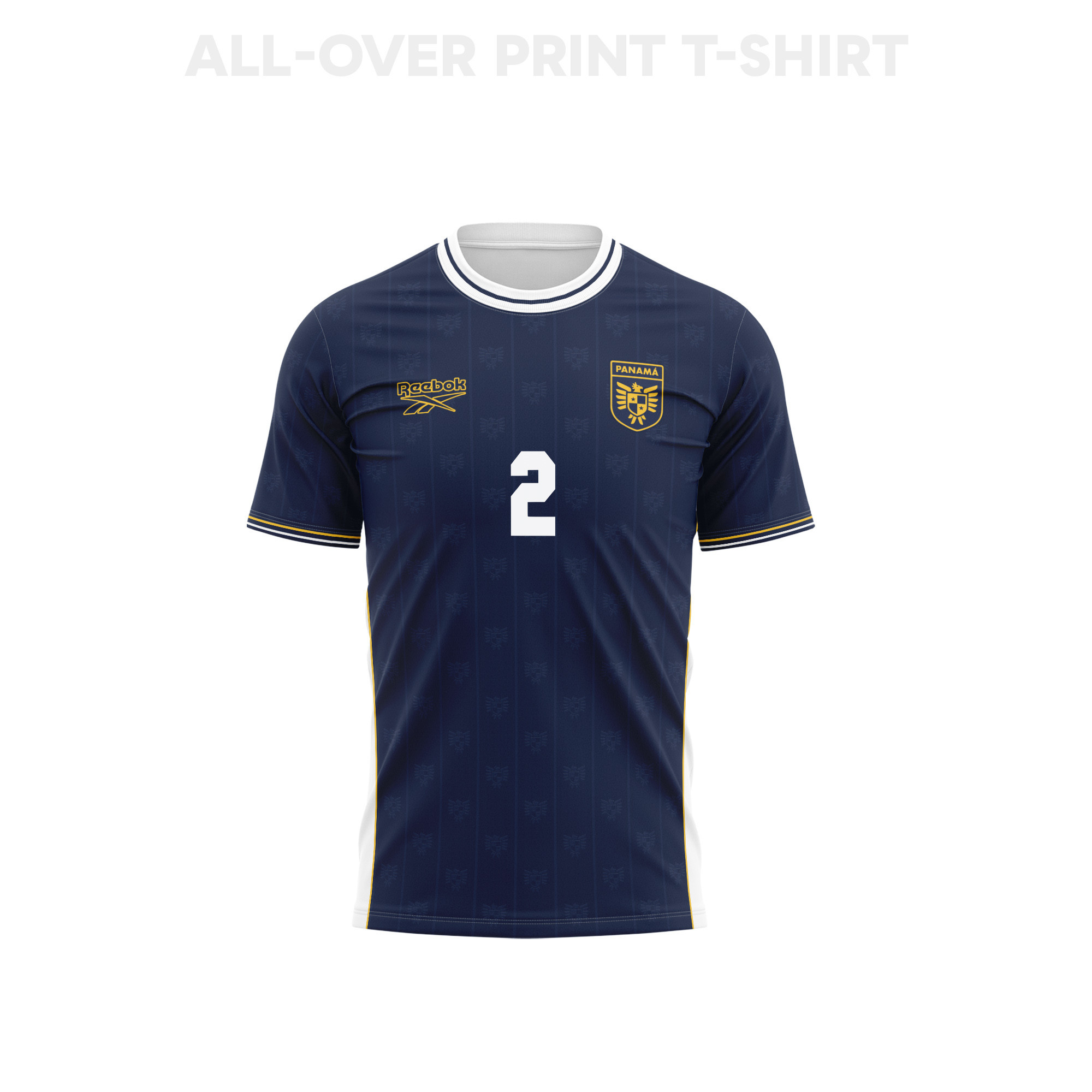 César Blackman 2 Panama 2026 Youth Away 3D T-shirt Fully Printed – Navy - Jersey Teams