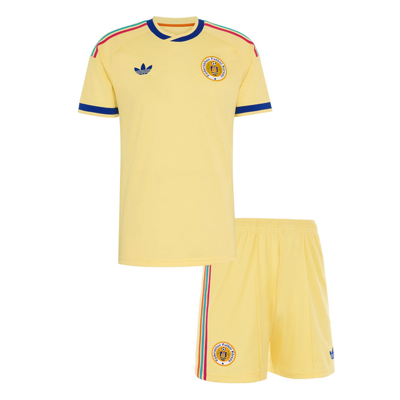 Curacao 2026 Away Men Jersey & Shorts Set – Yellow - Jersey Teams