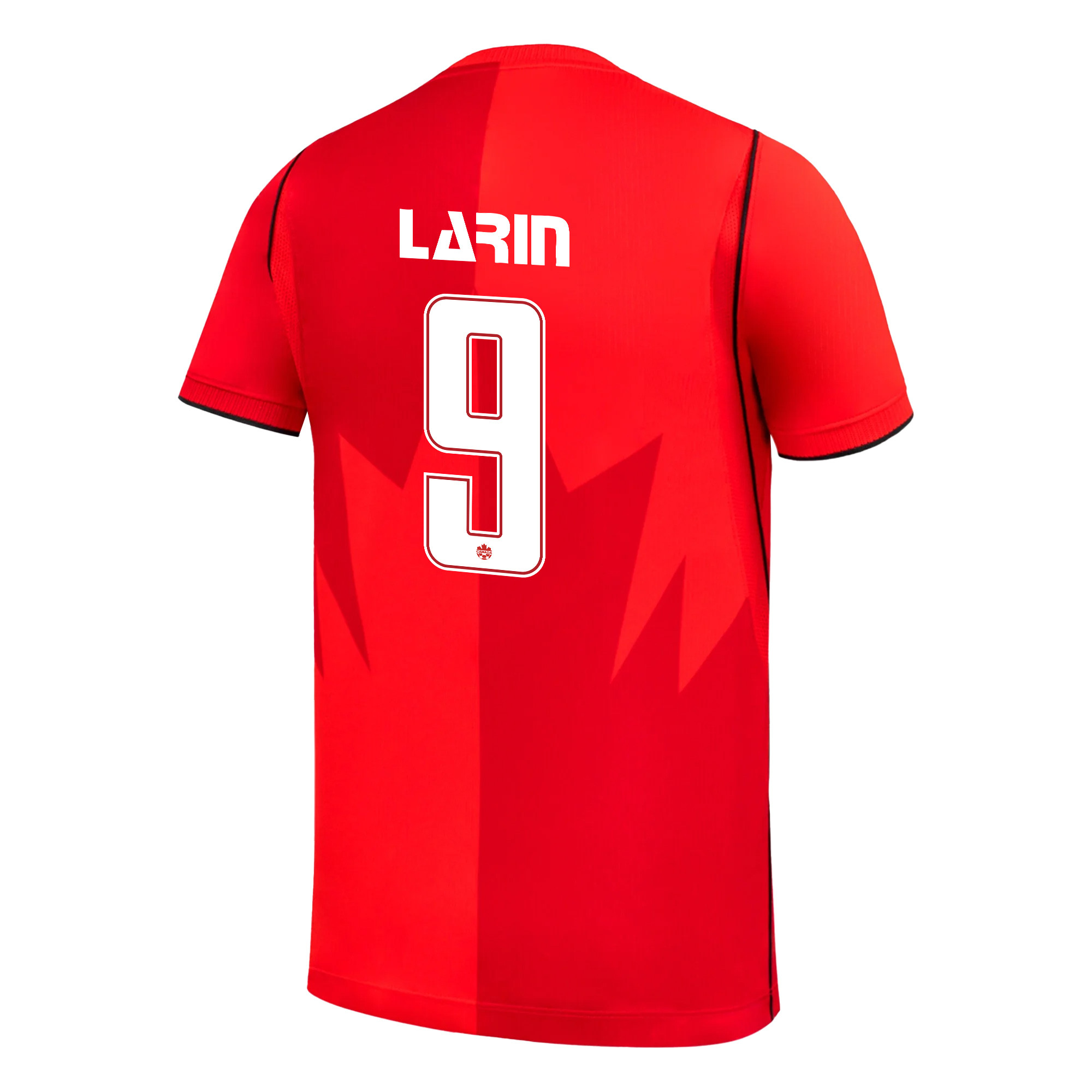 Cyle Larin 9 Youth Canada National Team 2026 Home Jersey - Red - Jersey Teams
