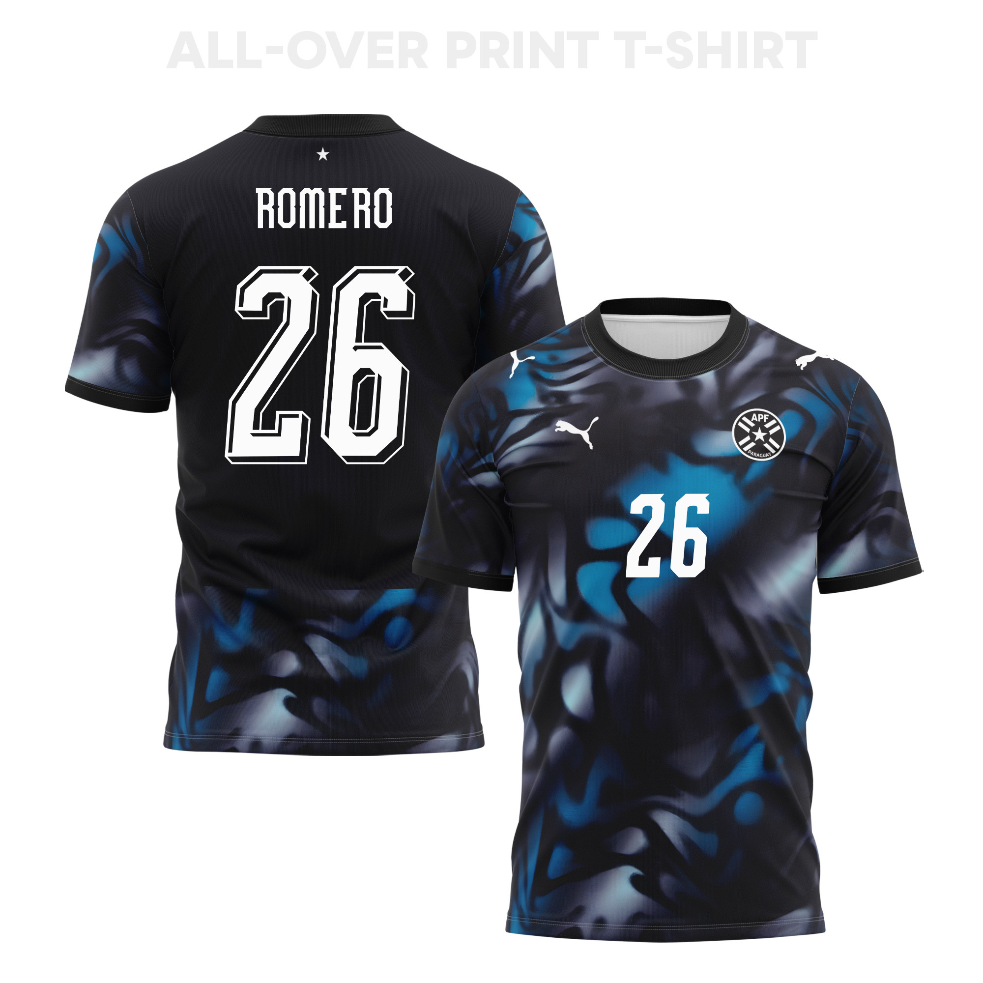 Daniel Svensson 8 Sweden 2026 Away 3D T-Shirt Fully Printed – Unisex, Blue - Jersey Teams