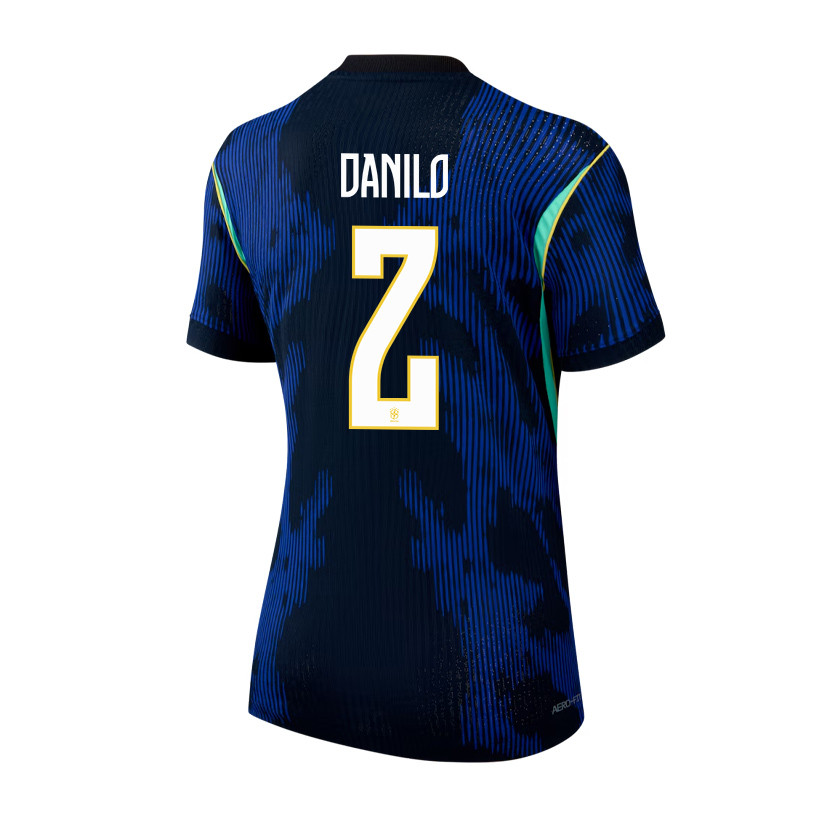 Danilo 2 Women's Brazil National Team 2026 Away Jersey - Blue - Jersey Teams