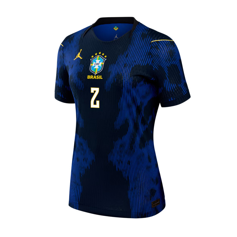 Danilo 2 Women's Brazil National Team 2026 Away Jersey - Blue - Jersey Teams