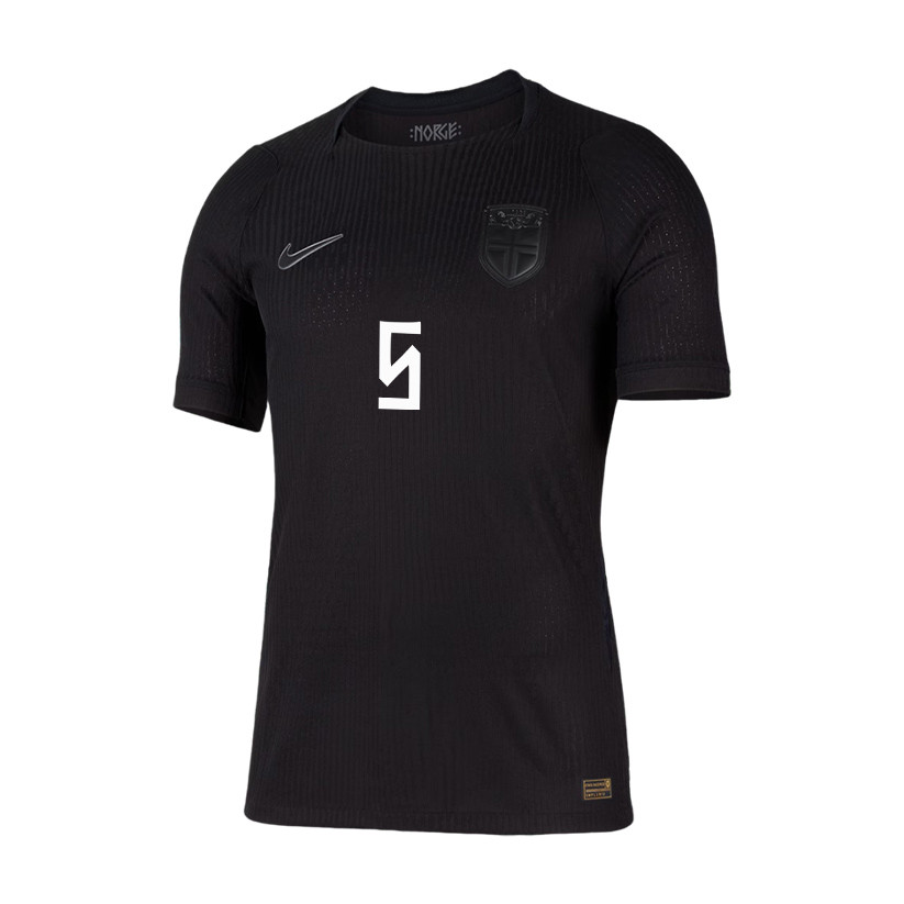 David Moeller Wolfe 5 Norway National Team 2026 Away Jersey - Black, Men - Jersey Teams