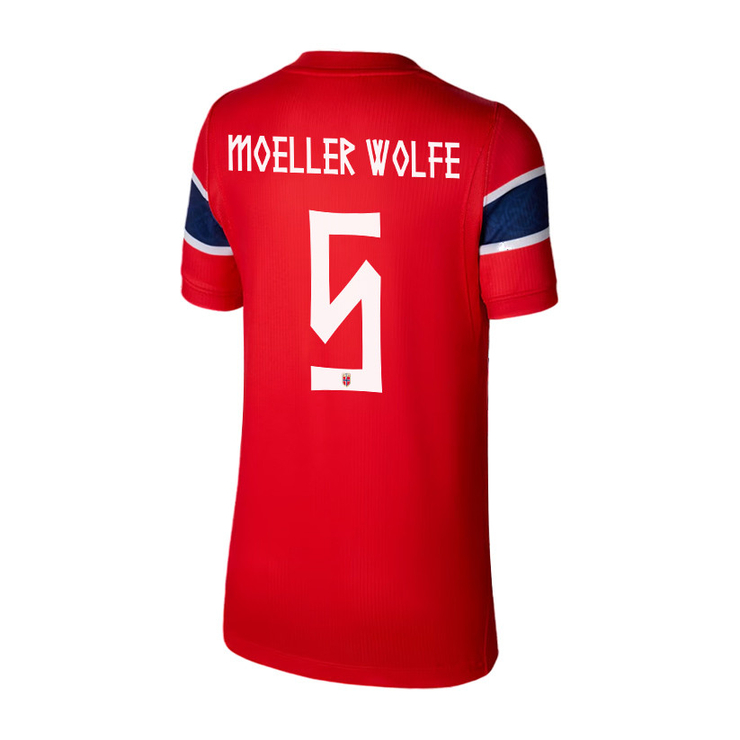 David Moeller Wolfe 5 Youth Norway National Team 2026 Home Jersey - Red - Jersey Teams