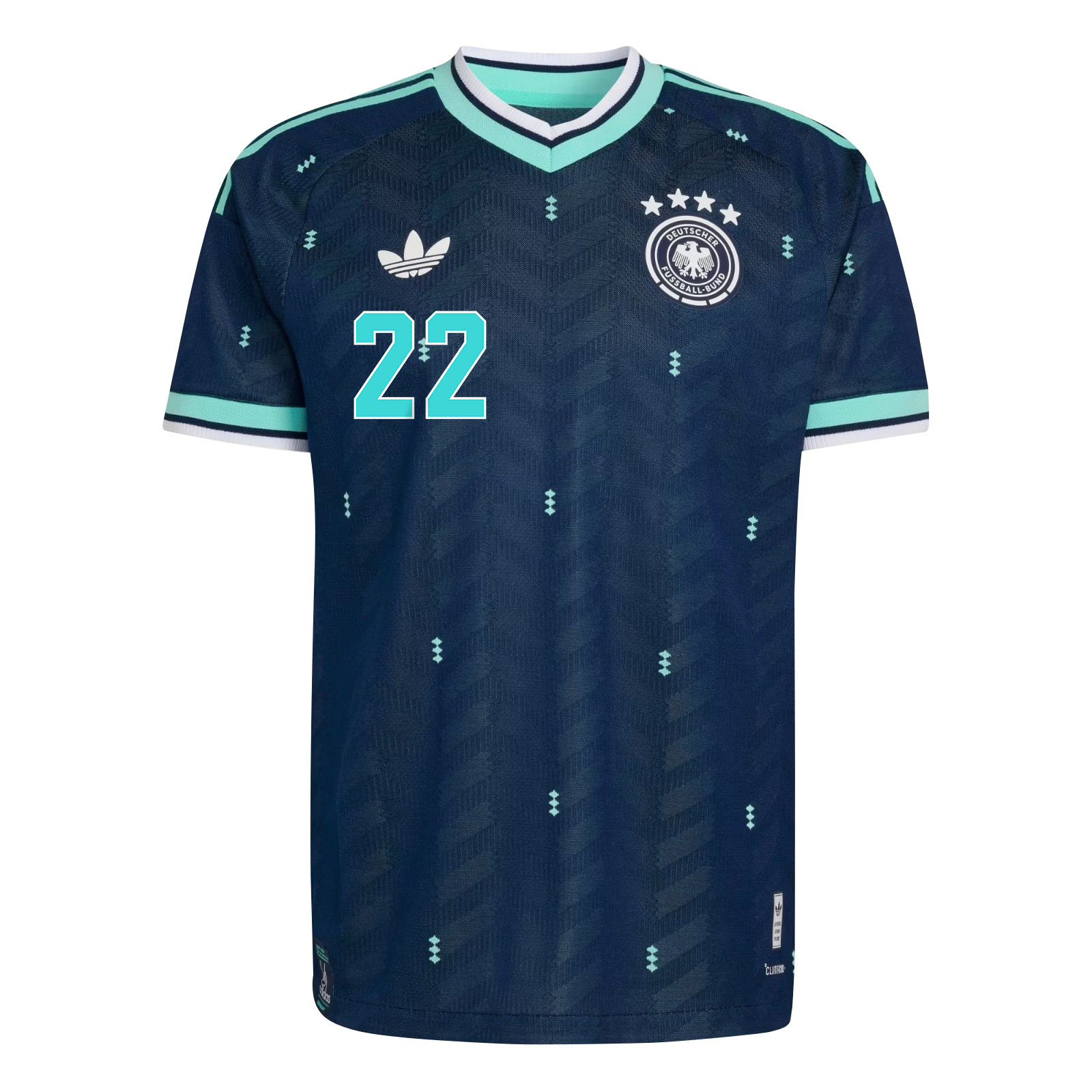 David Raum 22 Germany National Team 2026 Away Jersey – Navy, Men – Jersey Teams