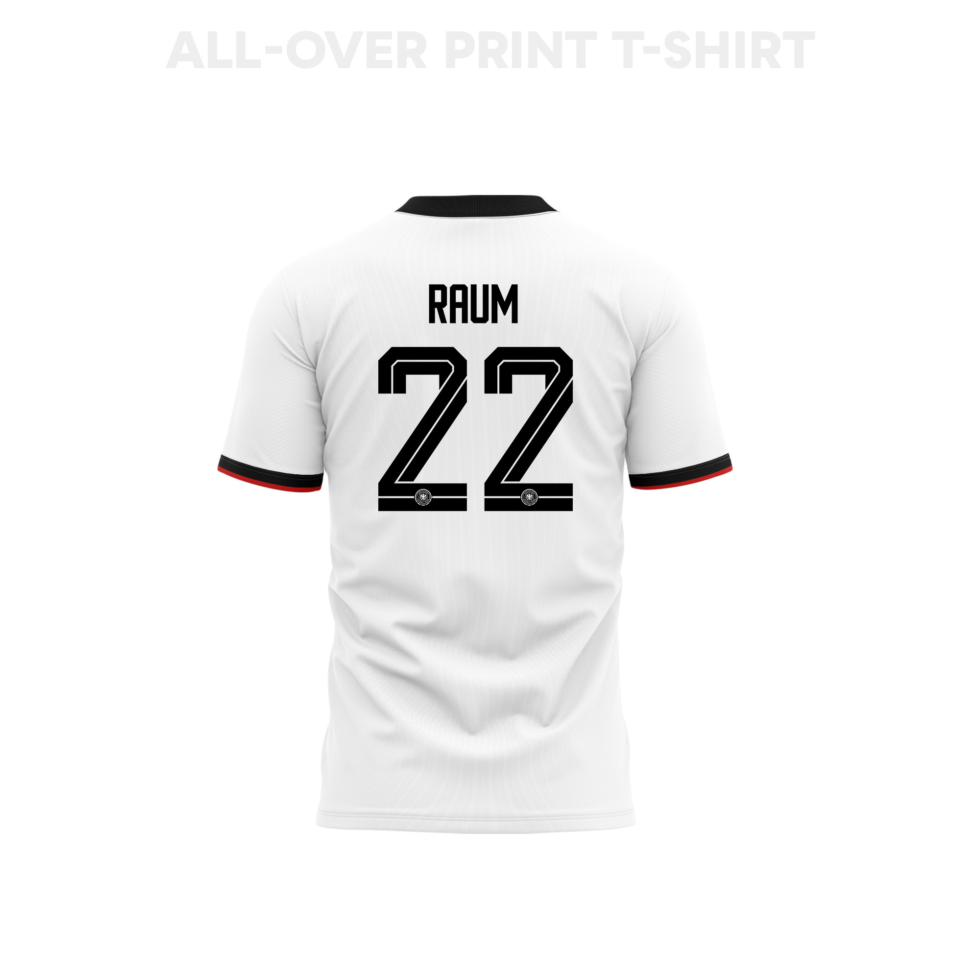 David Raum 22 Youth Germany 2026 Home 3D T-shirt Fully Printed – White - Jersey Teams