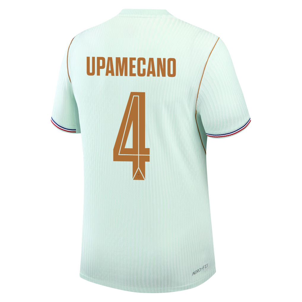 Dayot Upamecano 4 France National Team 2026 x World Cup Patch Away Jersey - Green, Men - Jersey Teams