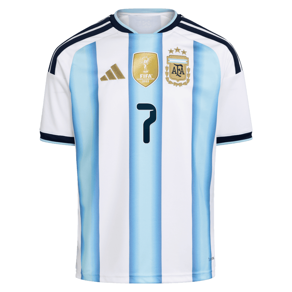 De Paul 7 Argentina 2026 KIDS Home Jersey – Jersey Teams