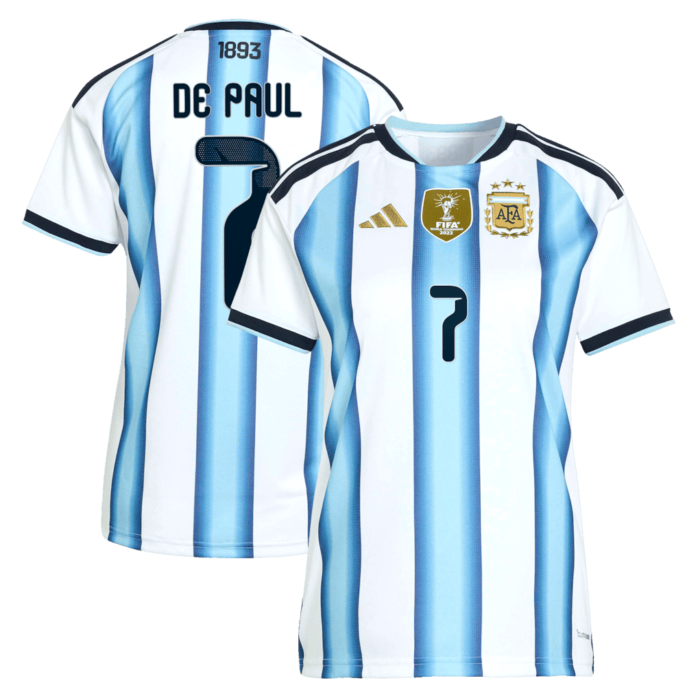 De Paul 7 Argentina 2026 Women's Home Jersey - Jersey Teams